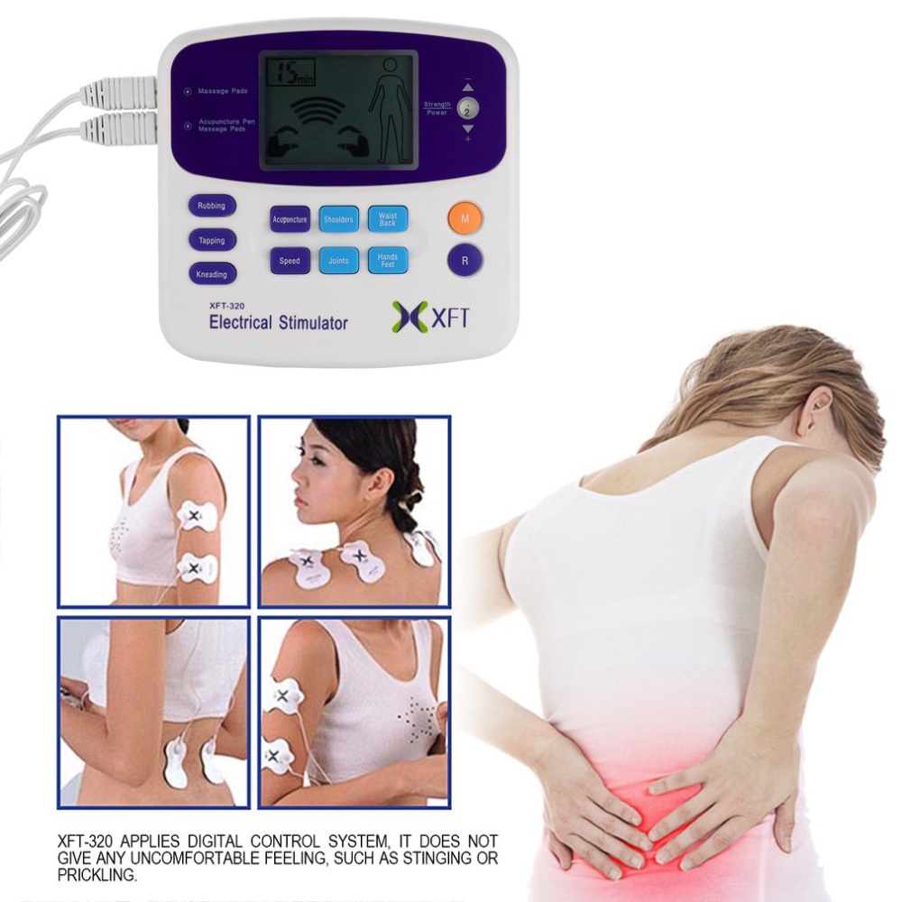 Máy Massage Xung Điện [Freeship] Tích hợp hệ thống điều khiển kỹ thuật số hỗ trợ giảm đau mỏi cơ thể. Thiết kế hiện đại