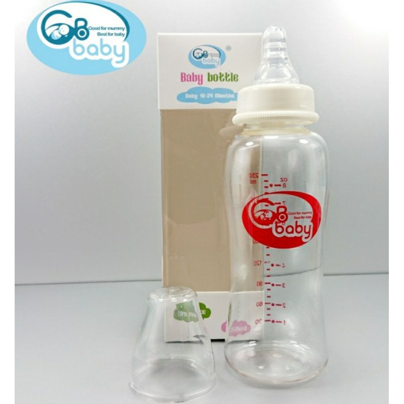 150ml / 250ml - Bình sữa nhựa cổ hẹp cao cấp không BPA - GB BABY (Công nghệ Hàn Quốc)