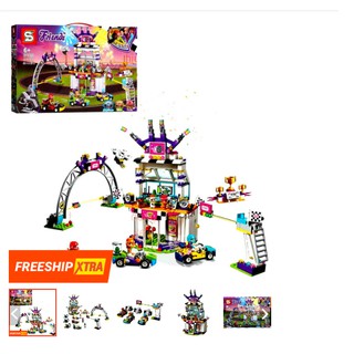Lắp Ráp xếp hình Lego Friends SY1160 : Ngày Hội Đua Xe 678 mảnh cho bé gái(có ảnh thật)-Legoxanh