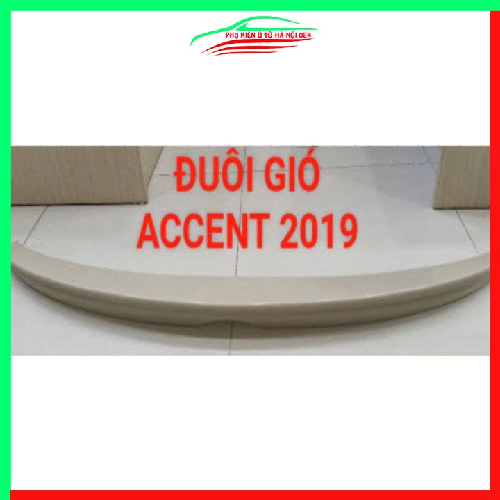 Đuôi gió sau xe liền cốp Accent 2018-2021 hàng mộc chưa sơn