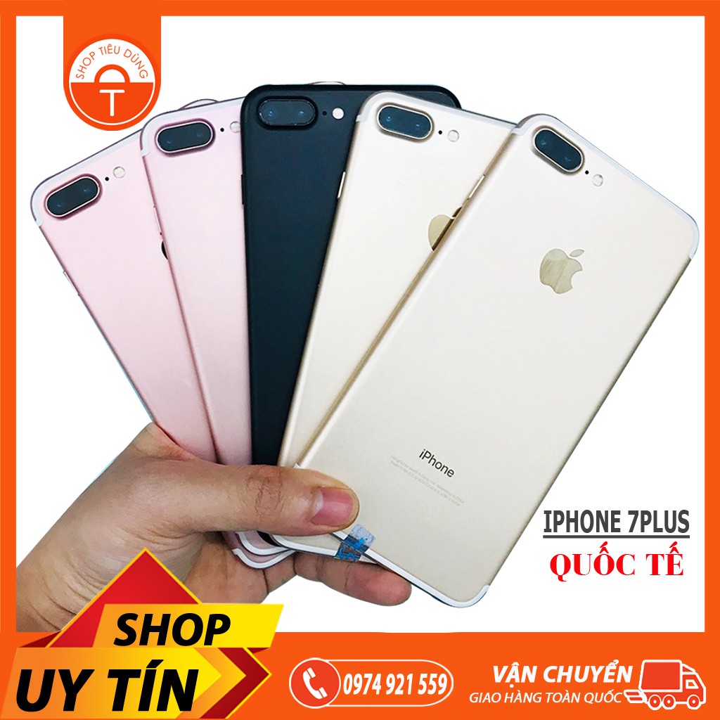 [Mã 77ELSALE1 giảm 5% đơn 3TR] Điện thoại iphone 7 Plus Quốc Tế Dung Lượng 32Gb/128Gb/256Gb