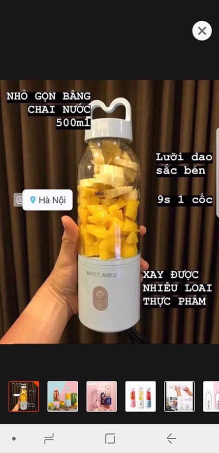 Máy xay hoa quả, máy xay cầm tay siêu sắc