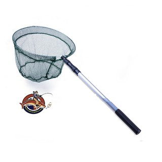 Vợt vớt bắt cá tôm lưới cán nhôm thu gọn được cán dài 1,5m vành vợt 40cm siêu gọn