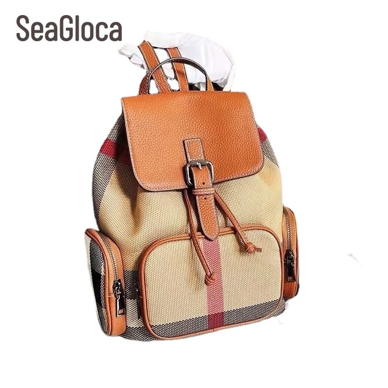 Balo da PU thật SEAGLOCA cao cấp kiểu dáng cổ điển thời trang cho nữ