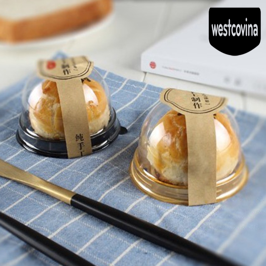 [Hot]☀ Hộp Đựng Bánh Cupcake Một Ngăn Bằng Nhựa Cấp Thực Phẩm Dùng Một Lần Cho Tiệc Cưới