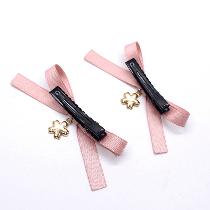 Dây Buộc Tóc Co Giãn Đính Nơ Ruy Băng Ren Phong Cách Lolita