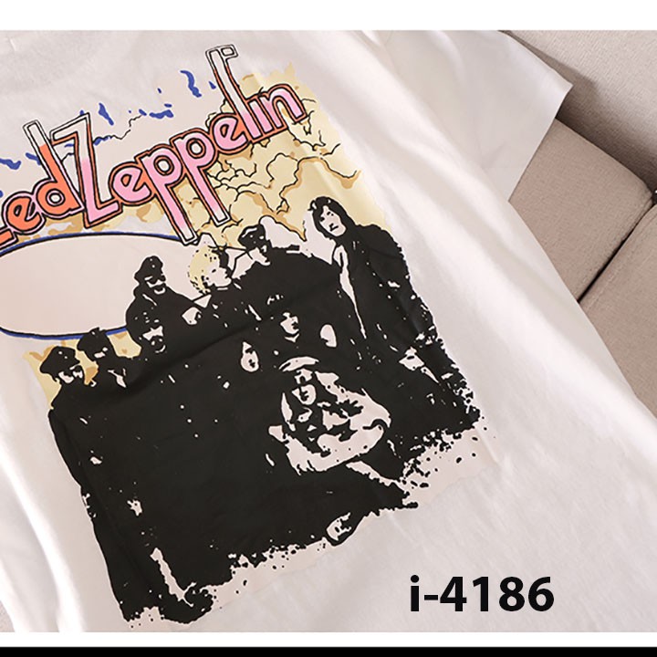 M4186 Mẫu Áo Thun Tay Ngắn Đẹp Hình Led Zeppelin 2019