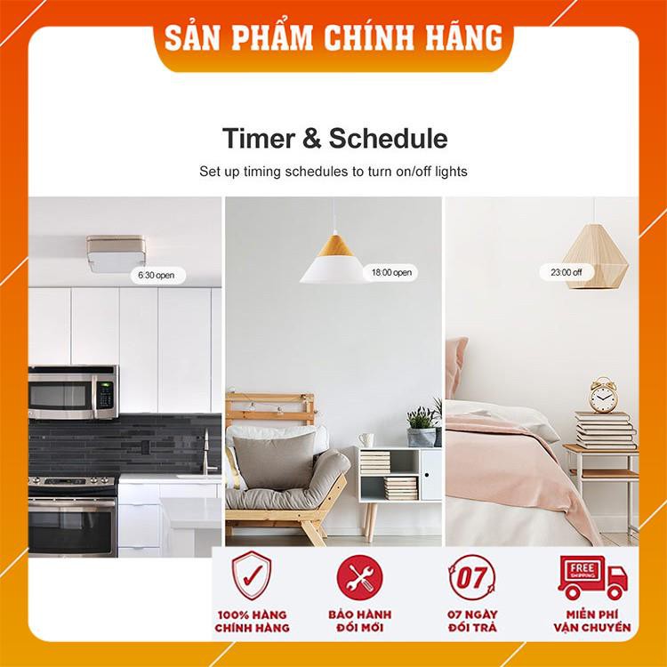 CÔNG TẮC WIFI CÓ RF433 SONOFF T1 UK 2 NÚT HÌNH VUÔNG
