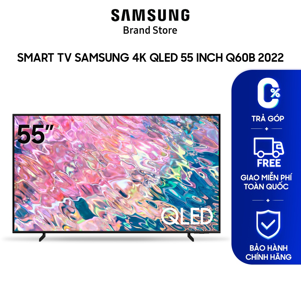 Smart TV Samsung 4K QLED 55 inch Q63B 2022 | Miễn phí giao lắp - BH 24 tháng