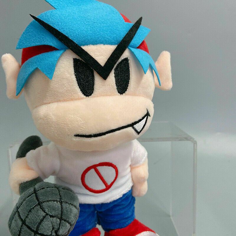 2022 Friday Night Funkin Plush Toy Soft Doll Girlfriend Pico Whitty Monster Skid Pump Tricky The Clown Christmas Kids Gifts