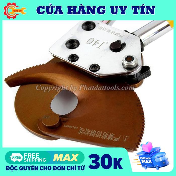 kìm cắt cáp nhông siêu mịn j40-kéo cắt cáp nhông-Phạm vi cắt tối đa 40mm hoặc tiết diện cáp 300mm2