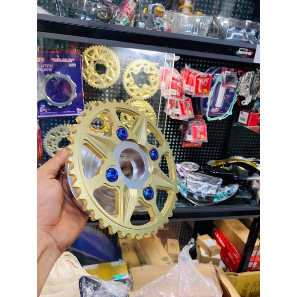 Dĩa nhôm 7075 siêu cứng ex135 / ex 150/ raider/satria/winner,...