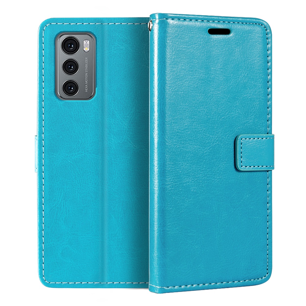 Ốp Bao Da PU Điện Thoại Nắp Lật Kèm Ngăn Đựng Thẻ Khóa Nam Châm Cho LG Wing 5G 5G