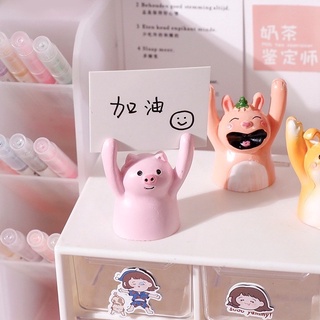 Đồ trang trí hình con vật ngộ nghĩnh, dùng kẹp giấy nhớ, đỡ đồ / đồ decor bàn học 💕