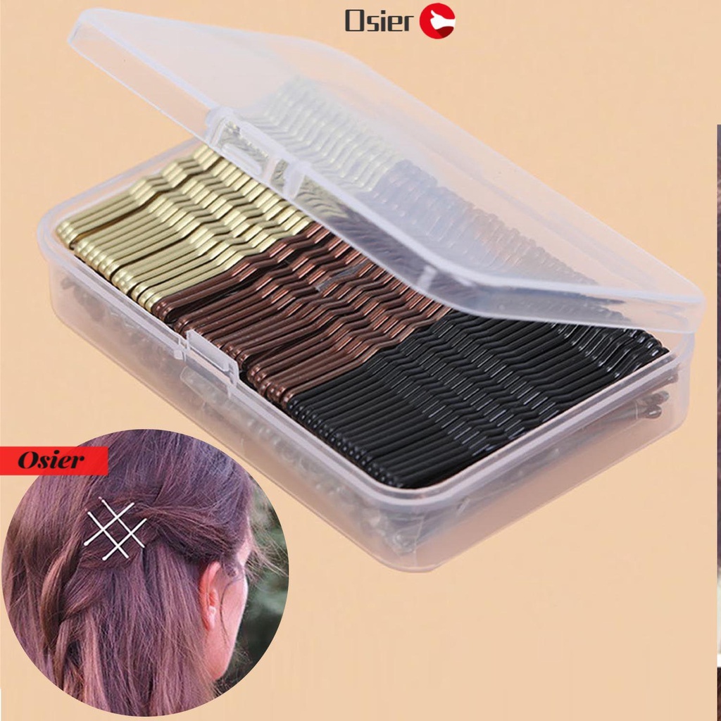 Set 1 150 Kẹp Tóc Kim Loại Thời Trang Dự Tiệc Cưới