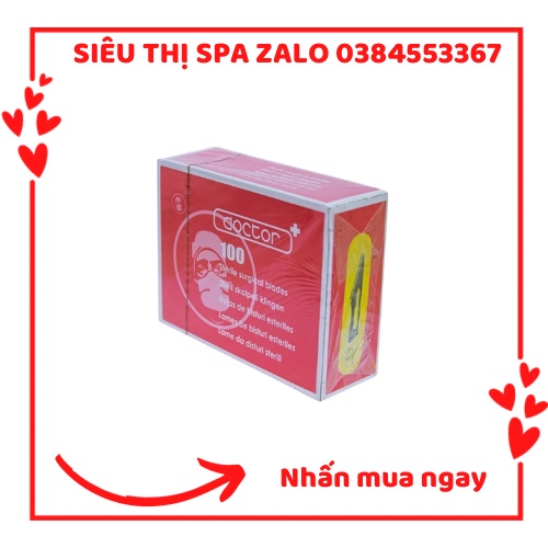Dao mổ doctor số 11 dao rạch mụn dùng cho spa phẫu thuật