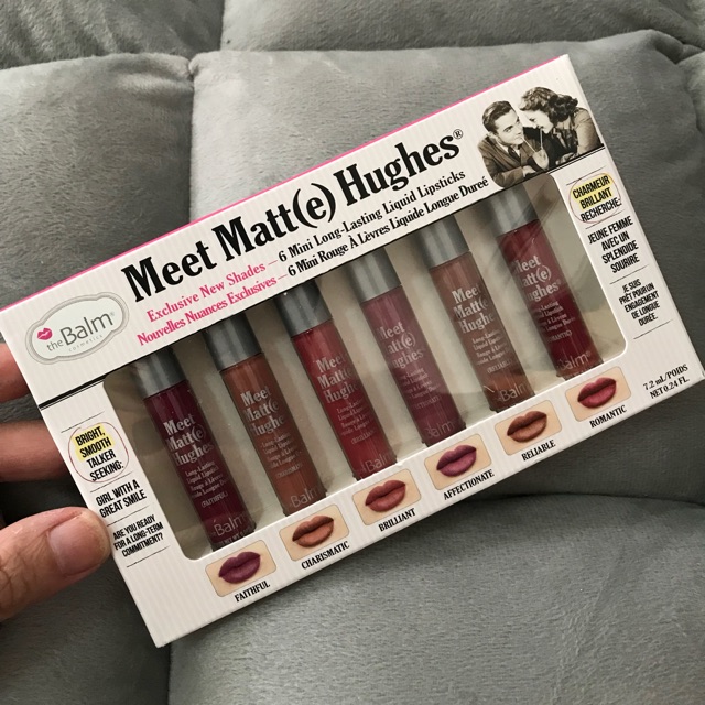 Set son 6 cây mini The Balm