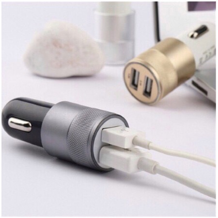 Củ Sạc Nhanh 2 Cổng Usb Dc 2.1a Cho Xe Ô Tô ( Có Hộp Đựng) 88154 Shop Kho Tổng Vp88