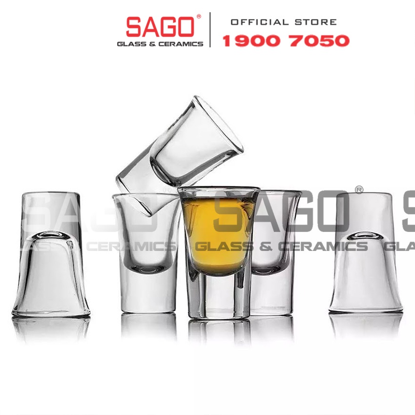 Ly Thủy Tinh Nhí King Dealay Shot Glass 15ml | Tùy Chọn Mẫu ly Thủy tinh Shot | BigBuy360 - bigbuy360.vn