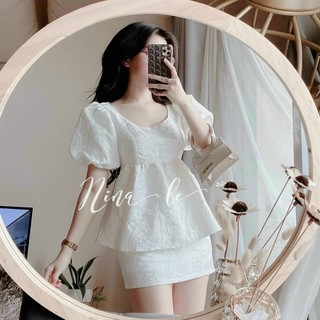 SET GẤM TAY PHỒNG CHÂN VÁY (KÈM VIDEO)