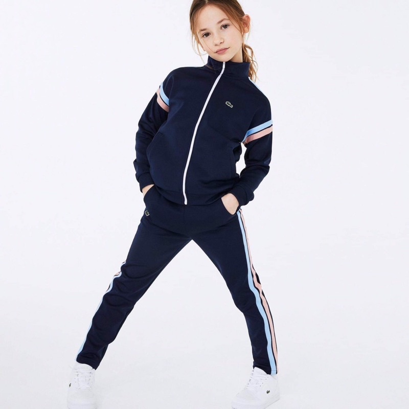 Bộ nỉ kéo khoá Lacoste