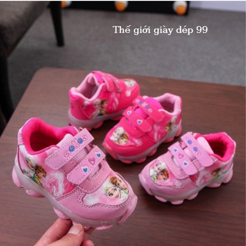 Giày trẻ em bé gái Eolsa  kiểu dáng thể thao hàng cao cấp có đèn led cho bé 1 đến 6 tuổi.