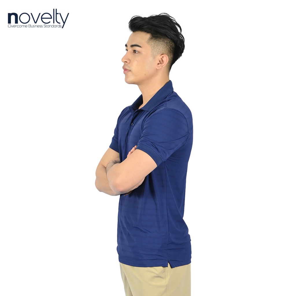 Áo thun Polo nam Novelty xanh đen Regular fit 210059N