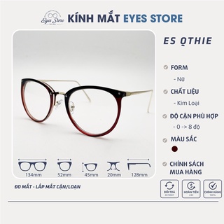 Gọng Kính Cận Nữ Hottrend EYESSTORE Qthie - Kim Loại