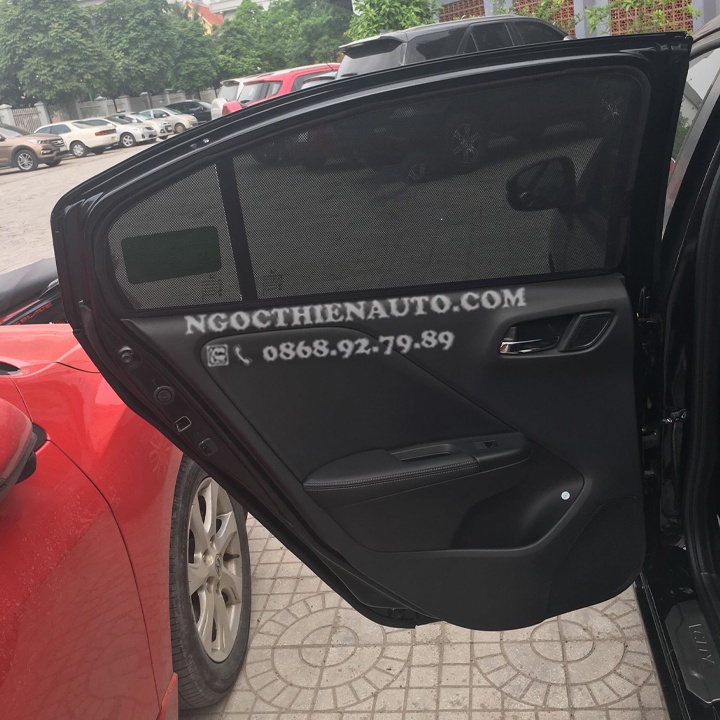 Rèm che nắng NAM CHÂM Made by APA Honda City ⚡ HÀNG LOẠI 1 - LƯỚI DÀY ⚡ - Combo 4 tấm chắn nắng - VIỆT NAM SẢN XUẤT