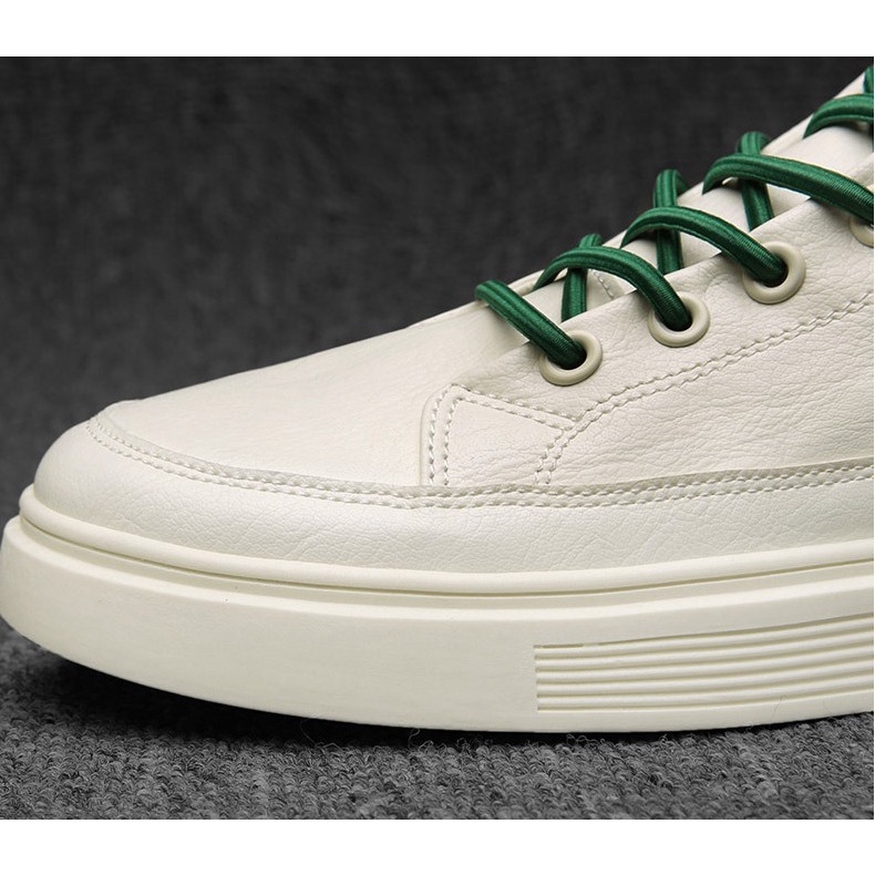 Giày Da Nam Trắng - Giày Nam Đẹp Bền Đẹp Êm Chân Phong Cách Hàn Quốc - 426