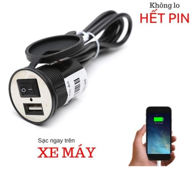 Sạc USB V3 Cho Xe Máy AC 12v