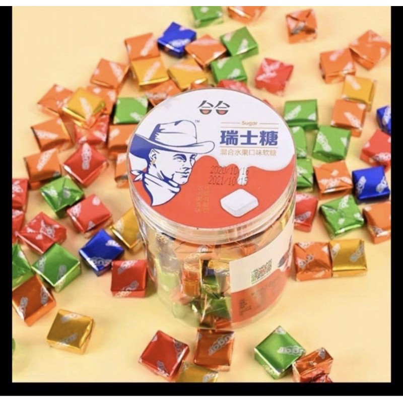 Kẹo sữa chua ông già đài loan hộp 288g