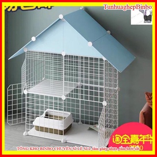 Ngôi nhà cho thú cưng chó mèo - chuồng quây thú cưng