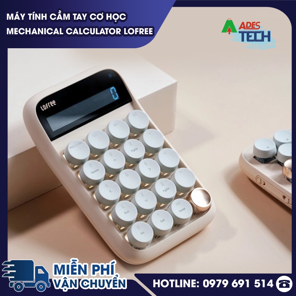 Máy tính Cầm tay Cơ học Mechanical Calculator Lofree - Chính hãng Xiaomi - Siêu xinh siêu Hot