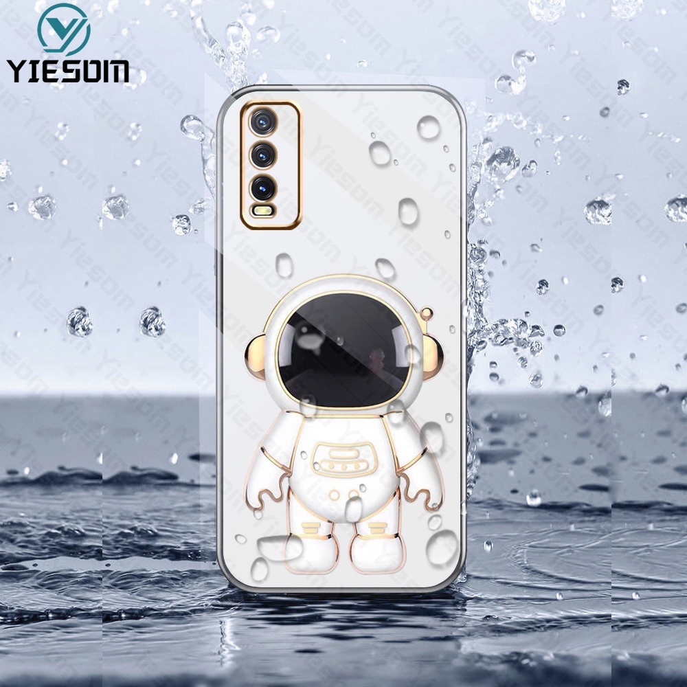 Ốp Điện Thoại Silicon Mềm Có Giá Đỡ Cho Vivo Y20 Y20S Y12S Y21 Y21T Y21S Y21A Y33S Y33T Y15A Y15S Y01 T1 Y12 Y17 Y15 Y51 Y51A Y19 Y50 Y30 Y30i