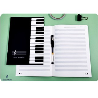 Vở chép nhạc hình phím đàn piano