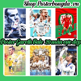 Poster gareth bale, ảnh dán tường gareth bale cực đẹp, thế giới poster bóng đá có in theo yêu cầu