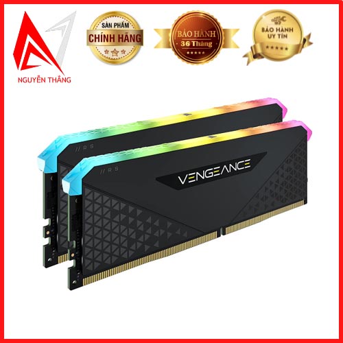 Ram máy tính CORSAIR VENGEANCE RGB RS 32GB (2 x 16GB) DDR4 3600MHz C16 new chính hãng