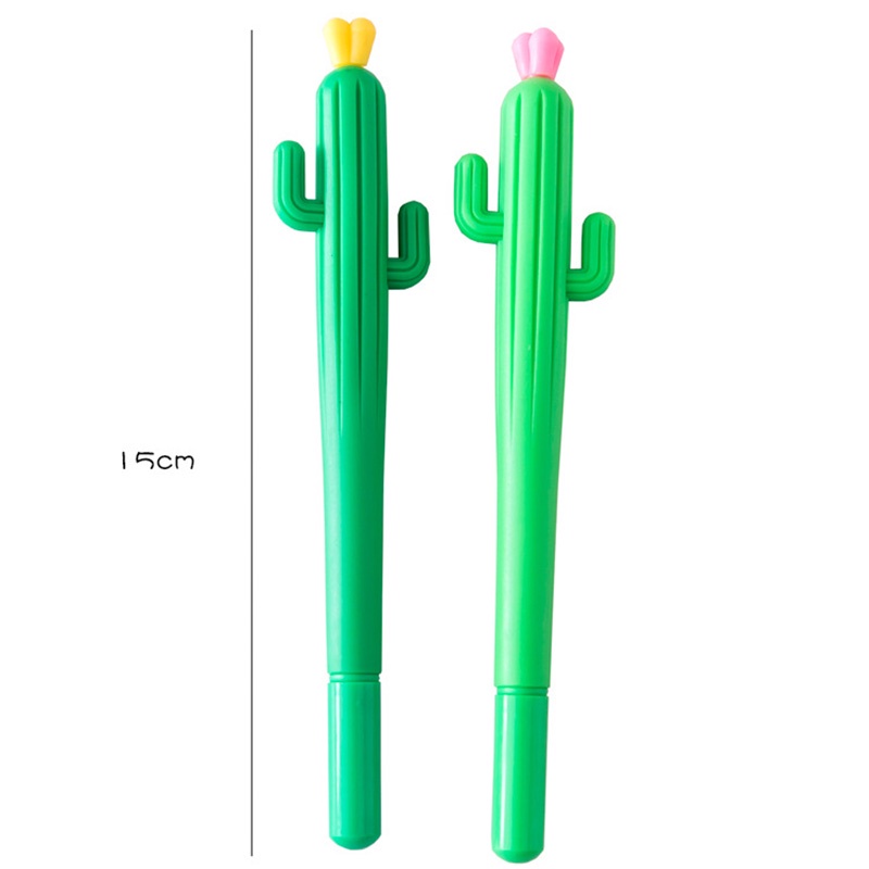 Bút Bi Mực Đen 0,5Mm Hình Cây Xương Rồng