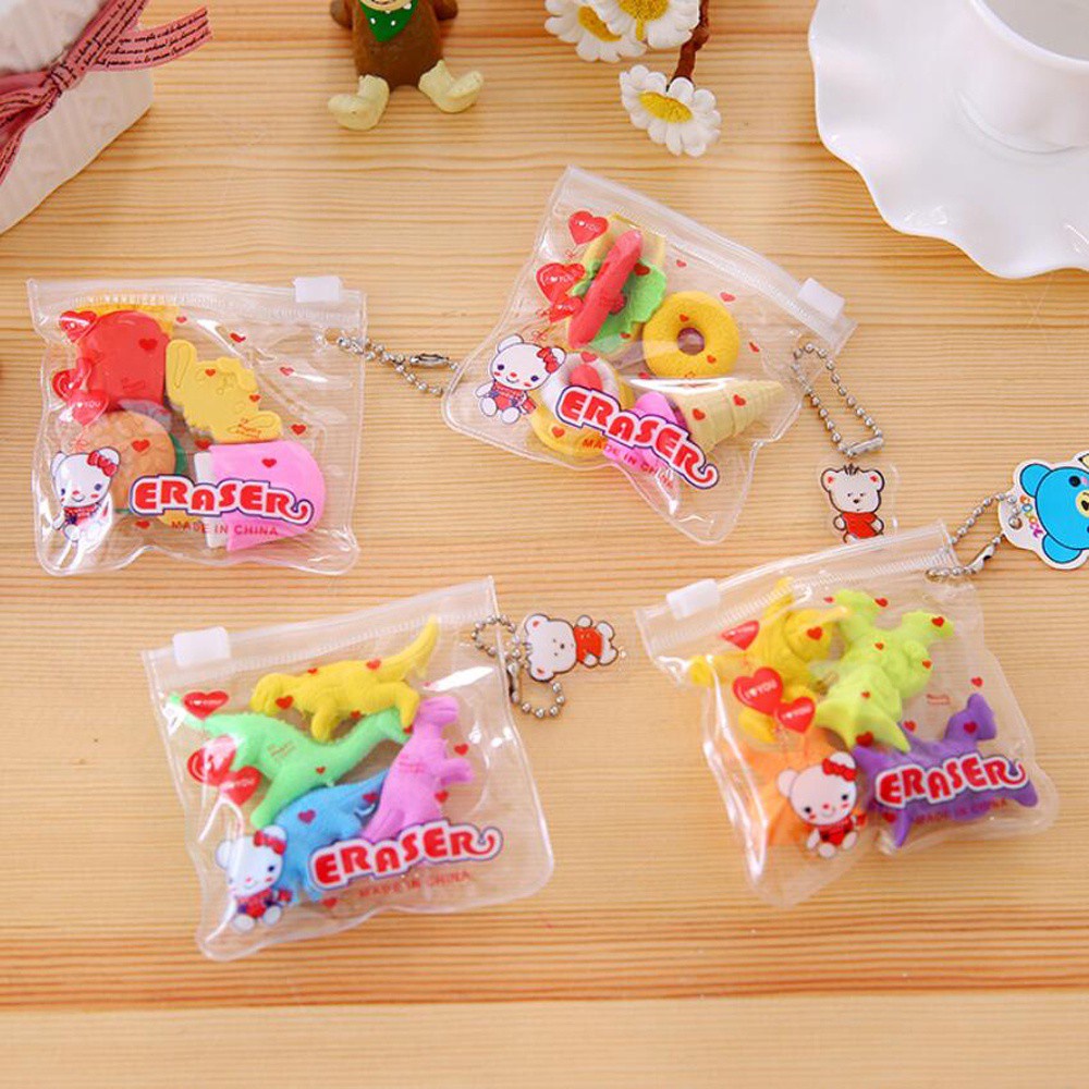 Gôm Tẩy Hình Rau Củ Quả / Động Vật Đáng Yêu Cho Học Sinh