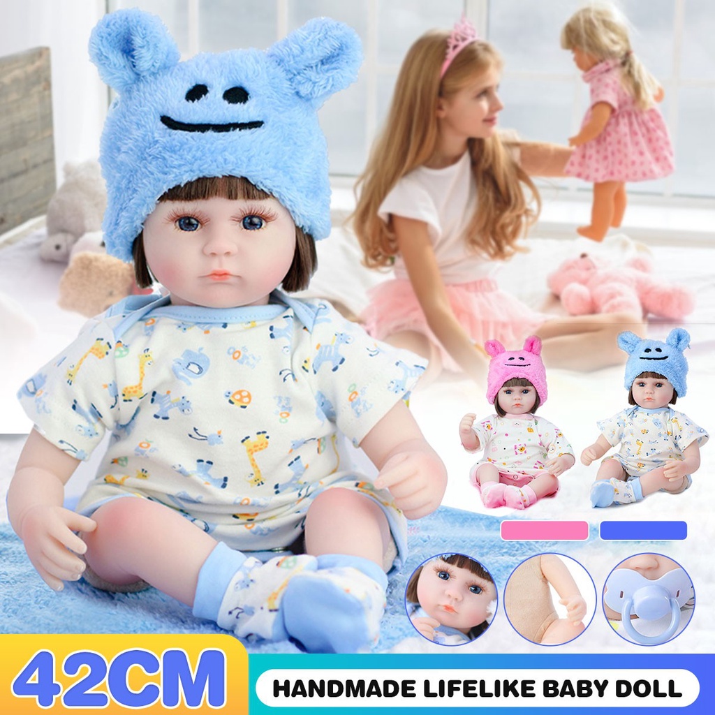 Búp bê em bé sơ sinh bằng silicon dễ thương