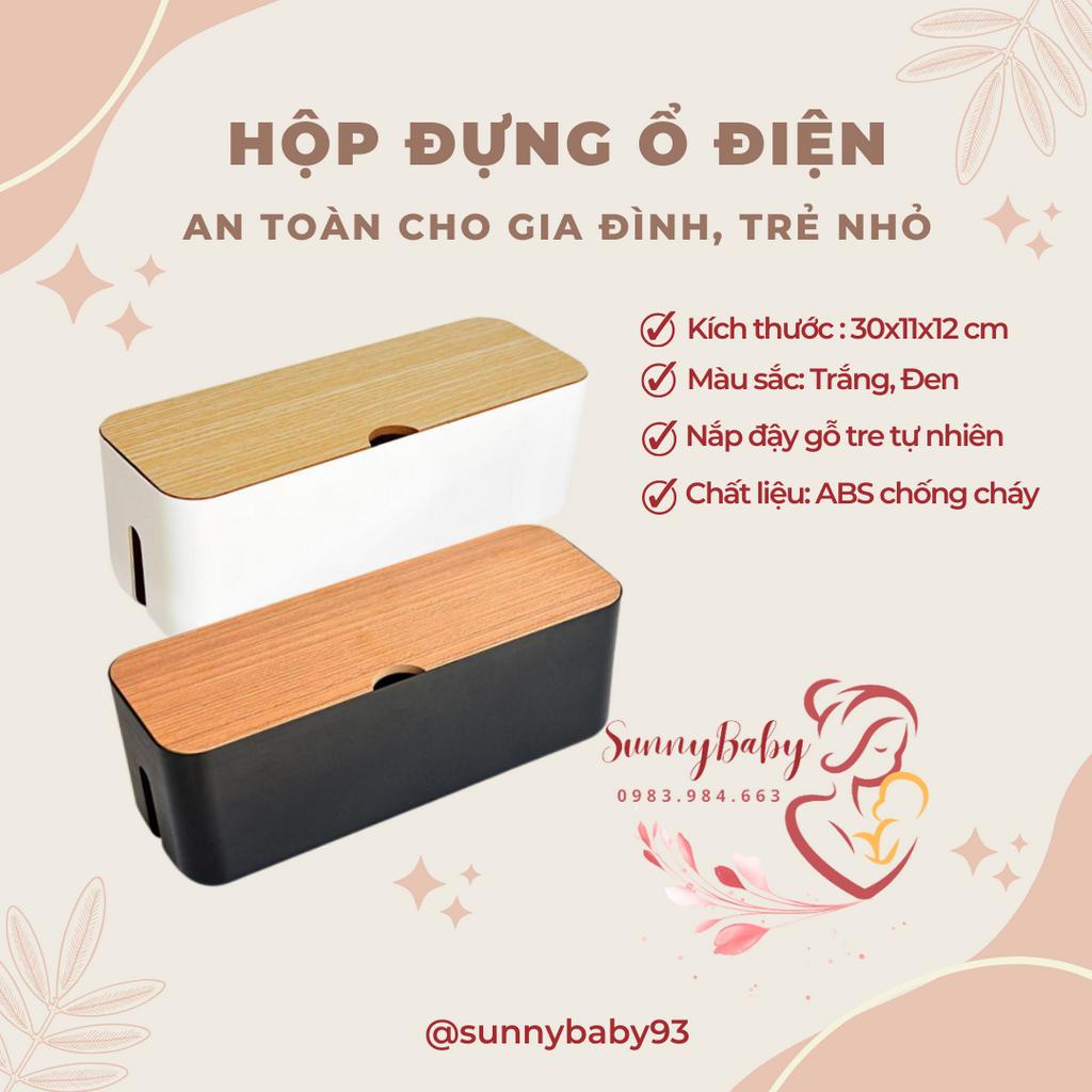 Hộp Đựng Hộp Che Ỏ Điện - Hộp Nhựa ABS Đựng Ổ Cắm Điện, Dây Điện, Sạc Cáp An Toàn Cho Trẻ Bé Chống nước, chống cháy nổ