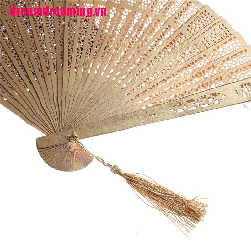 Quạt Tre Cầm Tay Phong Cách Trung Hoa Độc Đáo