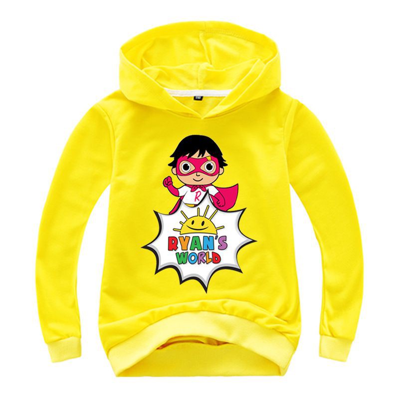 Áo Hoodies Tay Dài Hoạ Tiết Hoạt Hình Đáng Yêu Cho Bé