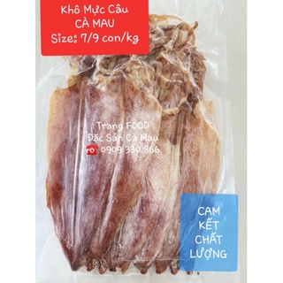 Khô MỰC CÂU - CÀ MAU, thịt dày, ngọt. BAO ĂN