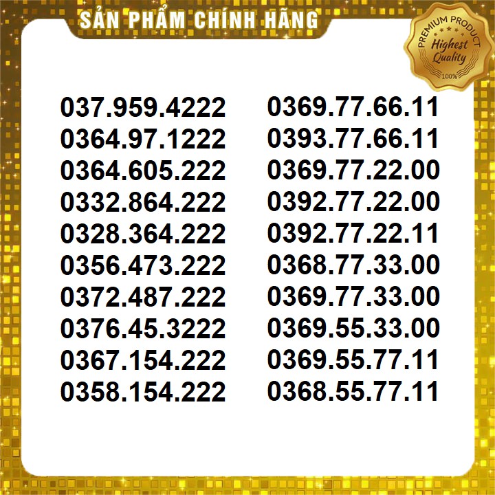 Sim tam hoa 222, 3 kép AA.BB.CC giá rẻ, đăng ký V120N siêu rẻ