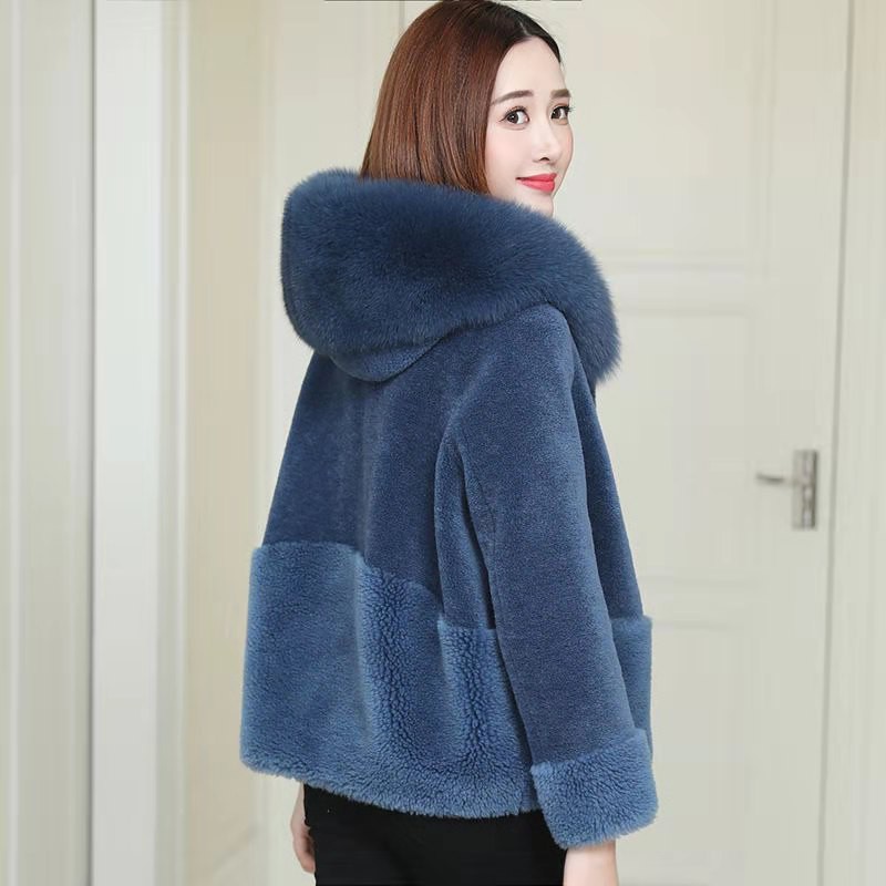 (TK012)Áo khoác lông màu sắc đơn trung tính mũ liền rộng ấm áp đón đông về siêu đẹp | BigBuy360 - bigbuy360.vn