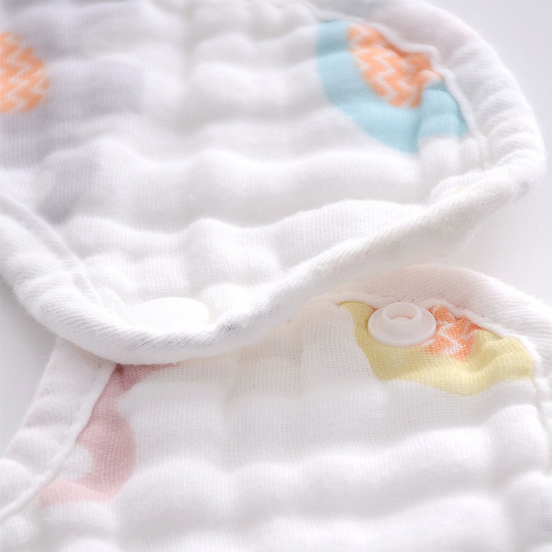 Yếm Ăn Cotton Có Thể Điều Chỉnh Tiện Lợi Cho Bé