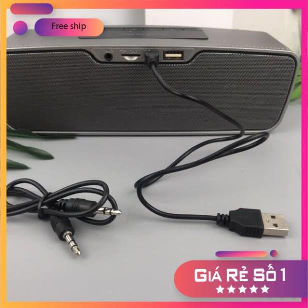 Loa Nghe Nhạc Bluetooth Không Dây S2025 Vỏ Kim Loại, Bass Hay, Kết Nối Usb, Thẻ Nhớ Cổng 3.5