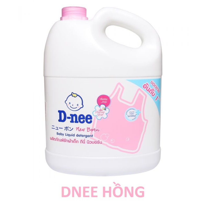 1 Thùng 4 Can Nước Giặt Dnee Đại Thịnh Hàng Nhập Khẩu Thái Lan-Chính Hãng Team Nhãn Đầy Đủ